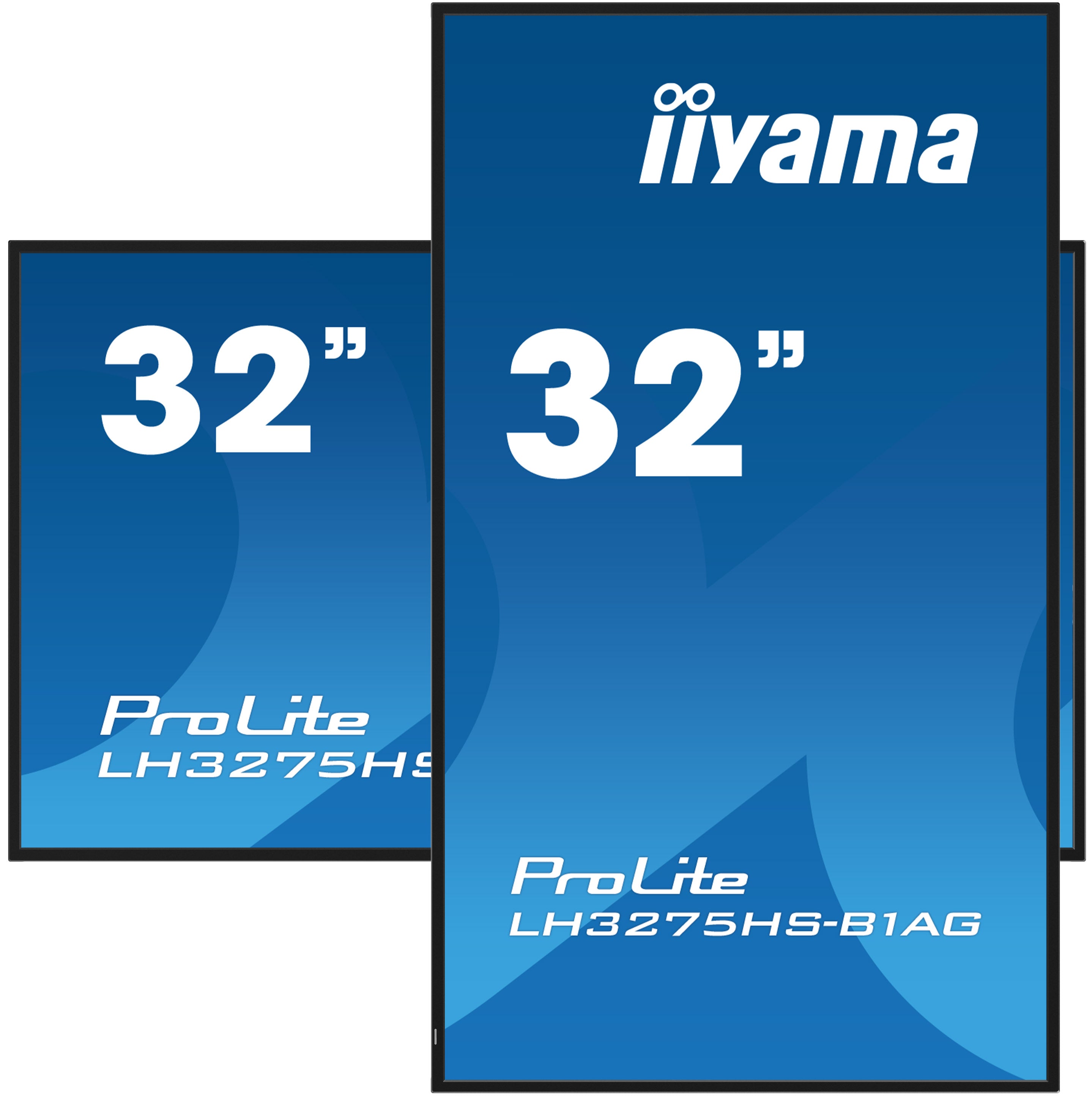 iiyama LH3275HS-B1AG Écran d'affichage dynamique Écran plat de signalisation numérique 80 cm (31.5") LCD Wifi 500 cd/m² Full HD Noir Intégré dans le processeur Android 11 24/7 LH3275HS-B1AG