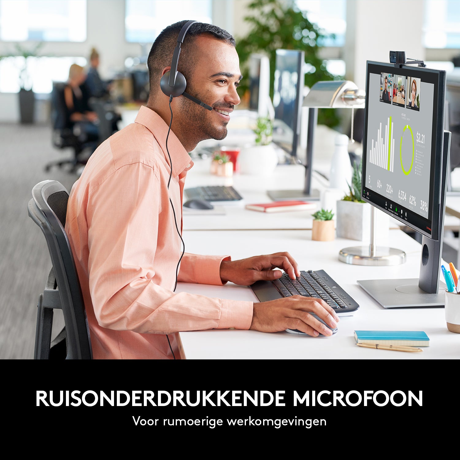 Logitech H340 USB Computer Headset Avec audio numérique 981-000475