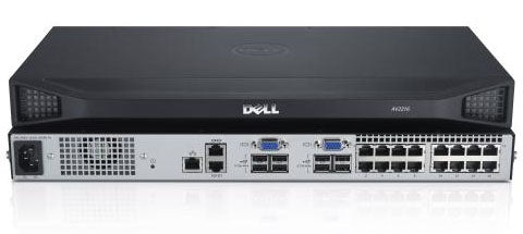 DELL DAV2216-G01 commutateur écran, clavier et souris Grille de montage Argent A7485896