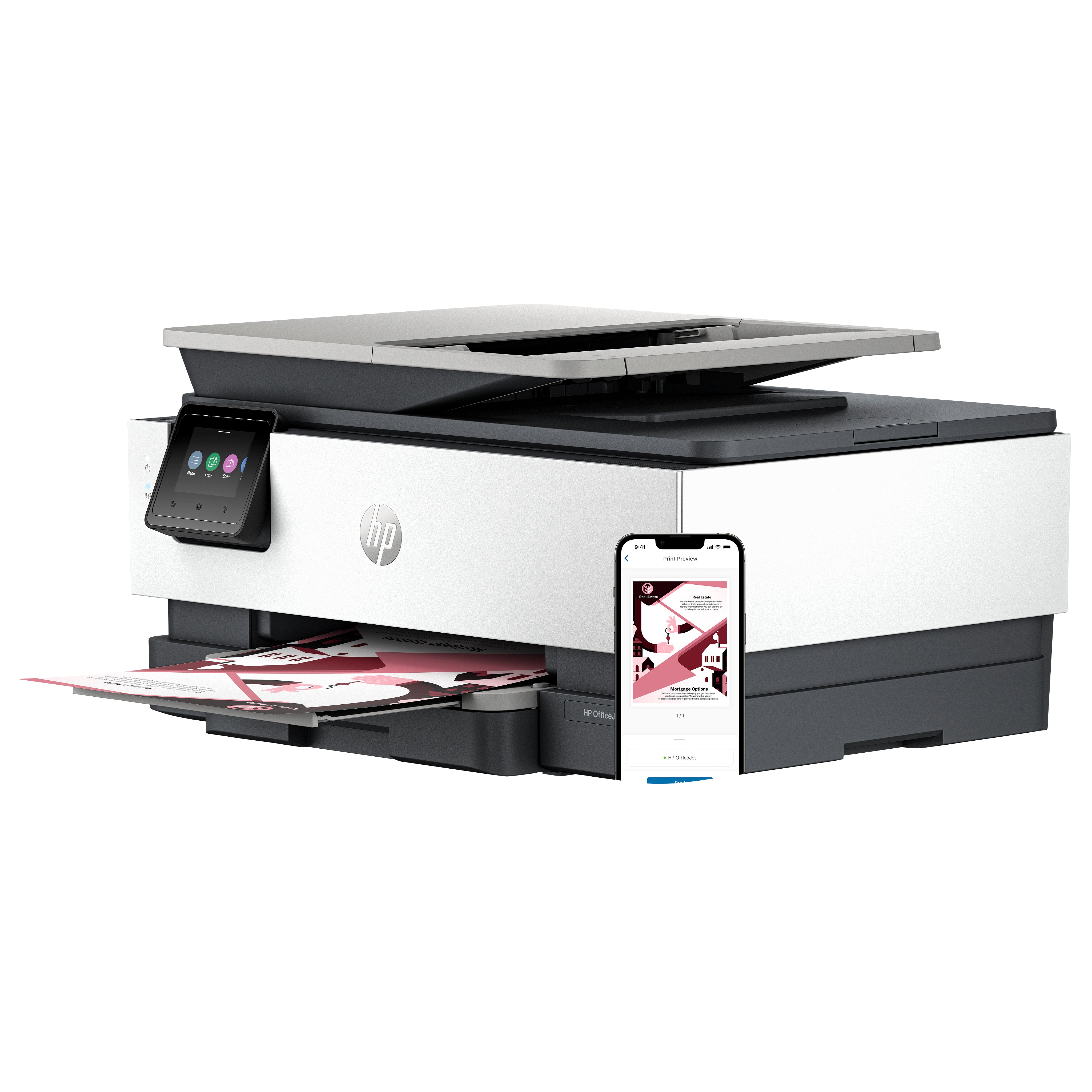 HP OfficeJet Pro 8122e Sans fil All-in-One Couleur Imprimante, Instant Ink; Impression recto-verso 405U3B#629