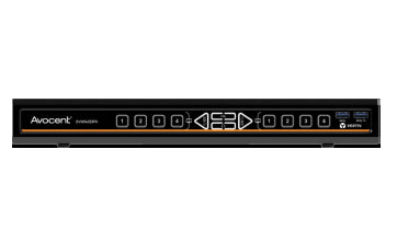 Vertiv SV Universal DP/H Desktop Matrix 2x8 KVM KVM switch Black SVM180DPH-400