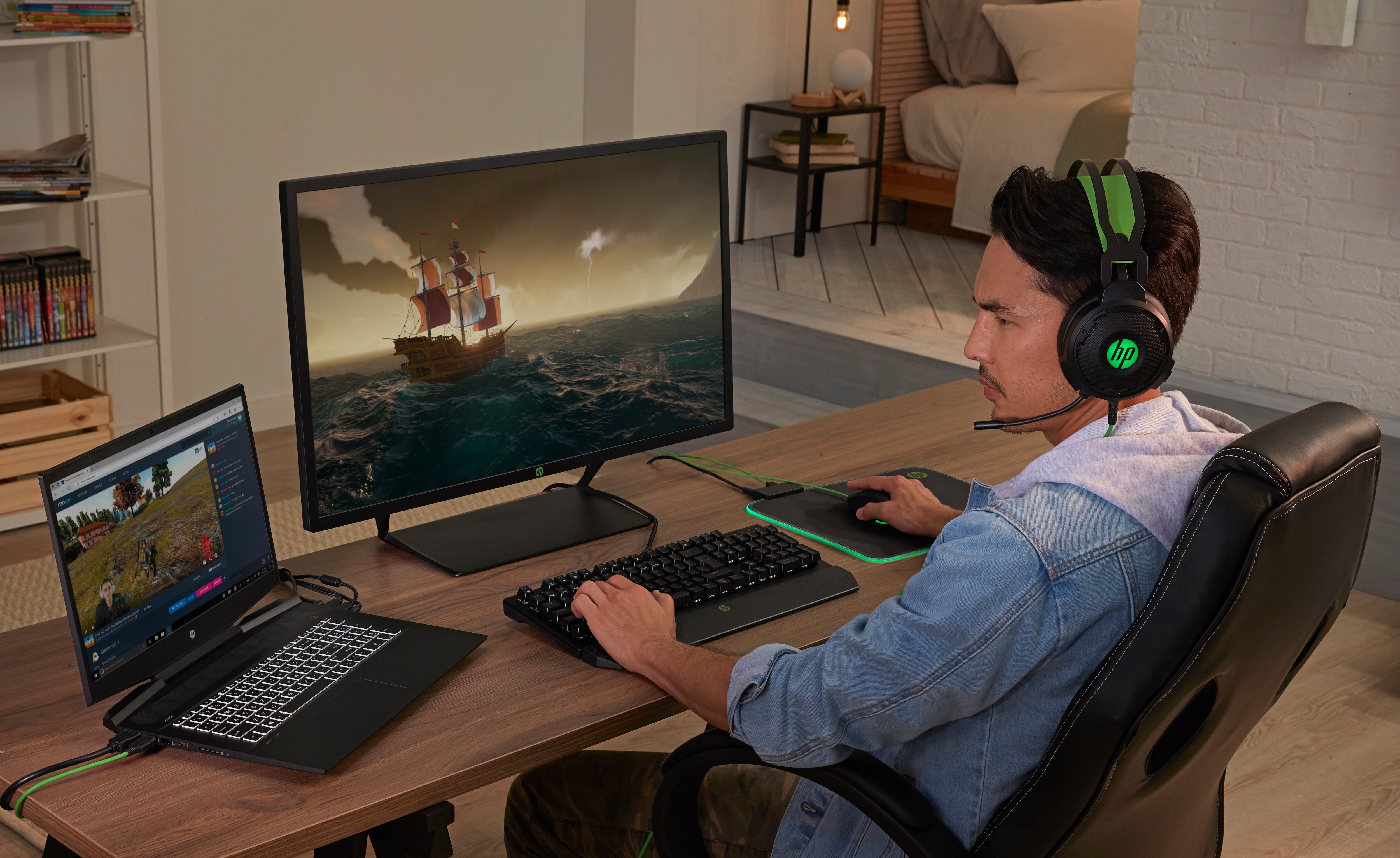 HP Clavier de gaming Pavilion 800 5JS06AA#ABF