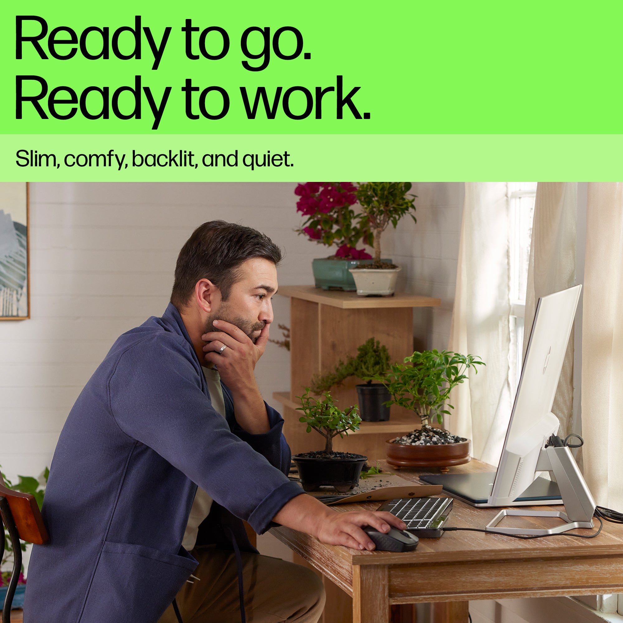 HP Clavier filaire rétroéclairé 400 7N7C0AA#AC0