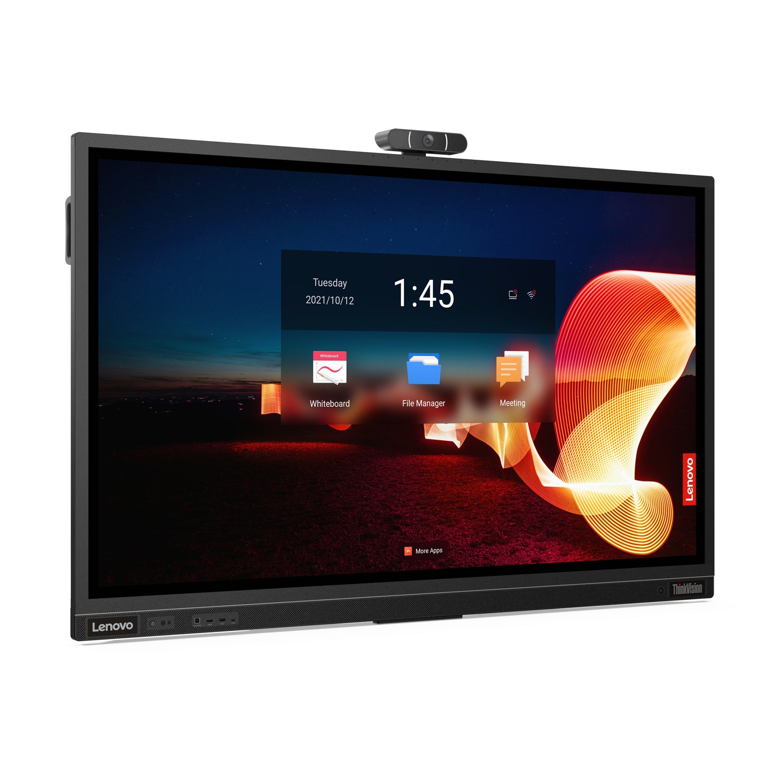 Lenovo ThinkVision T65 computer monitor 165,1 cm (65") 3840 x 2160 Pixels 4K Ultra HD LED Touchscreen Zwart 62F2WA1CEK - Compridis