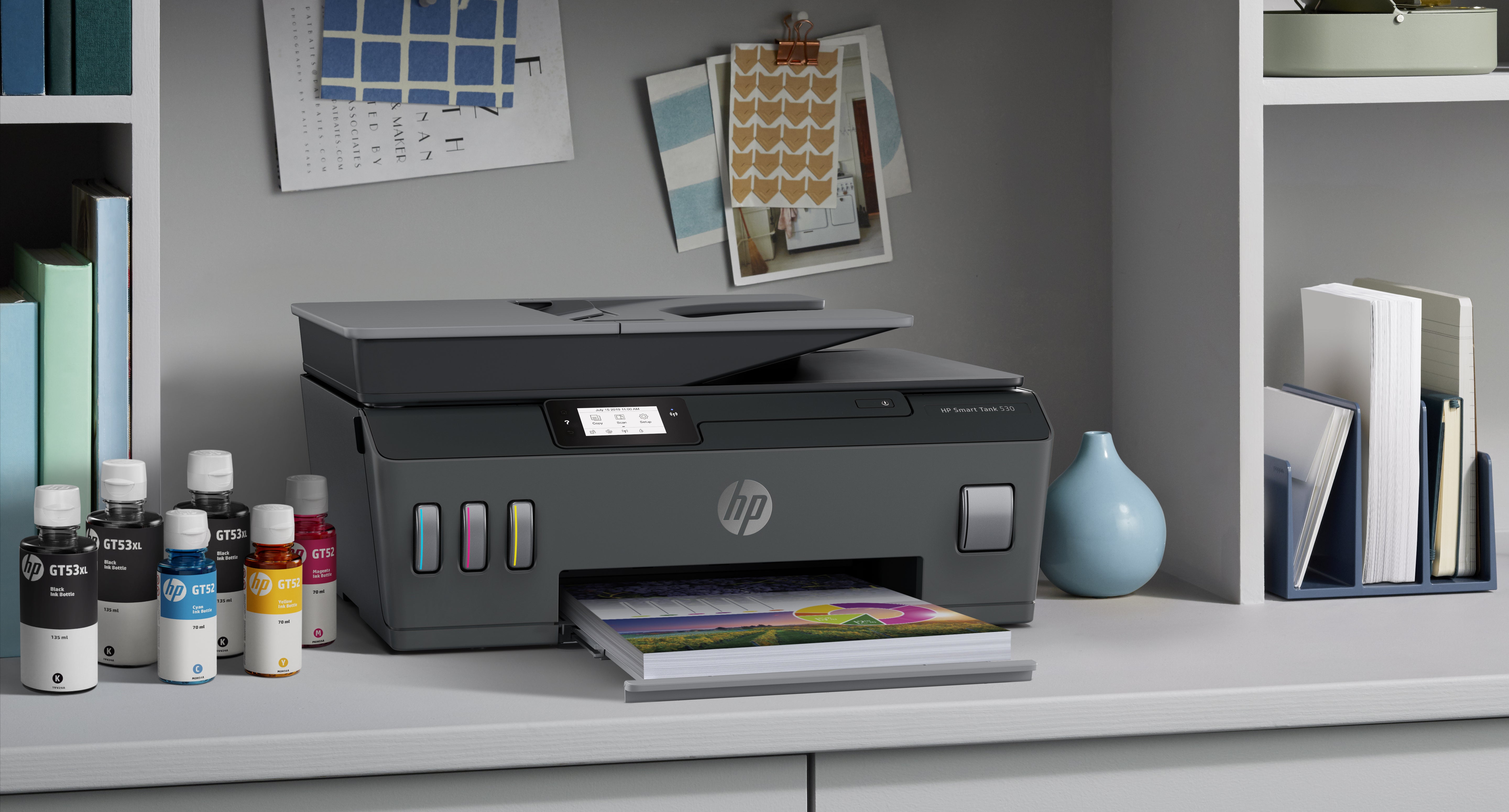 HP Smart Tank 530 Wireless All-in-One A jet d'encre thermique A4 4800 x 1200 DPI 11 ppm Wifi 4SB24A