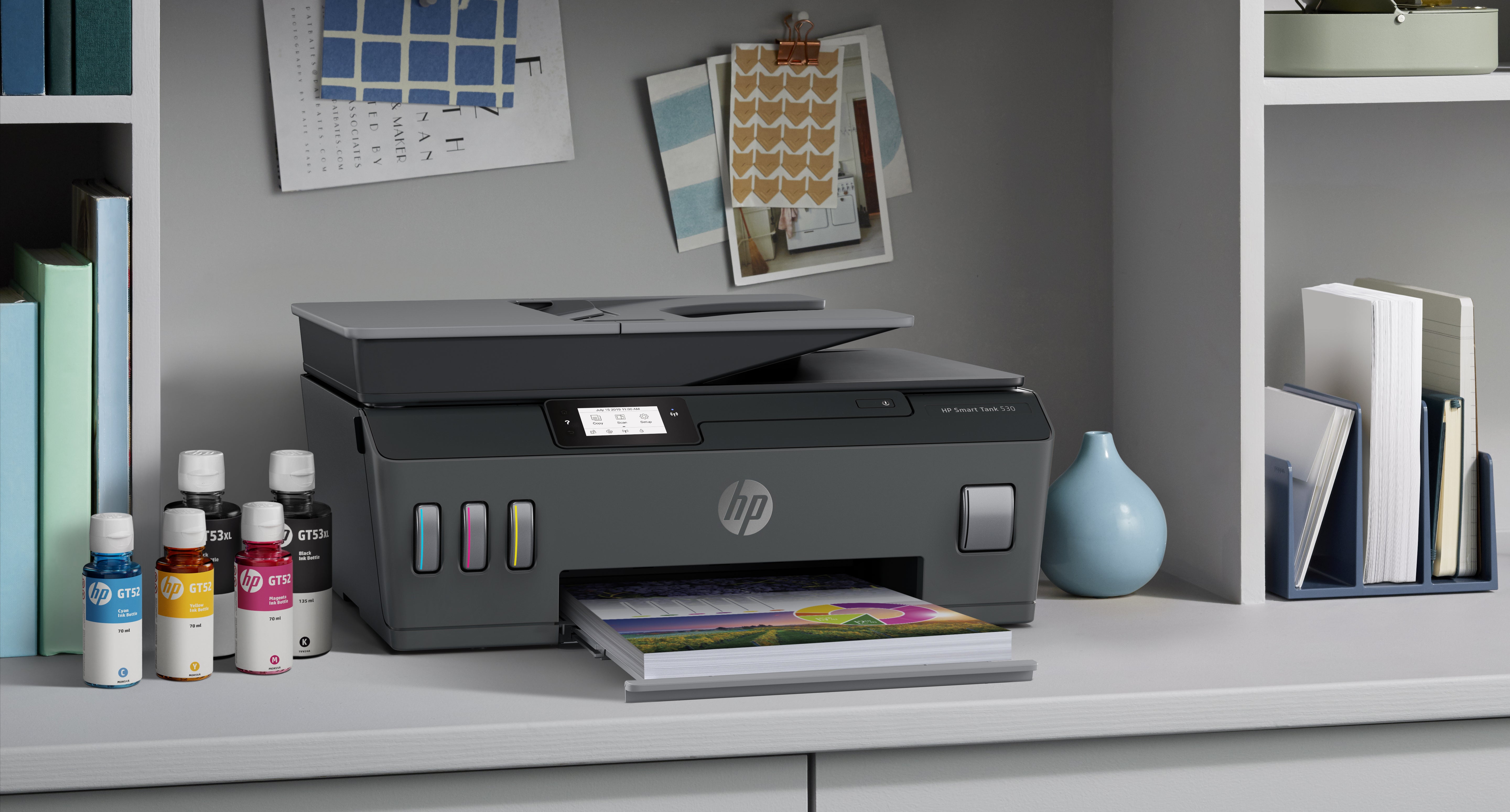 HP Smart Tank 530 Wireless All-in-One A jet d'encre thermique A4 4800 x 1200 DPI 11 ppm Wifi 4SB24A#BEW