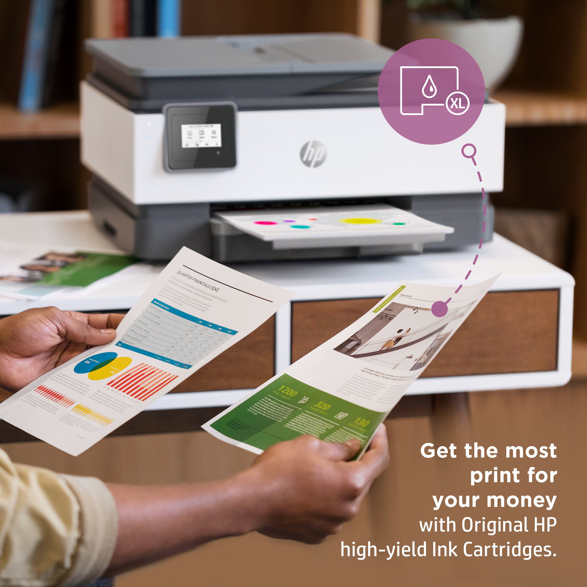 HP OfficeJet 8014e Sans fil All-in-One Couleur Imprimante, Instant Ink; Impression recto-verso 228G0B#629