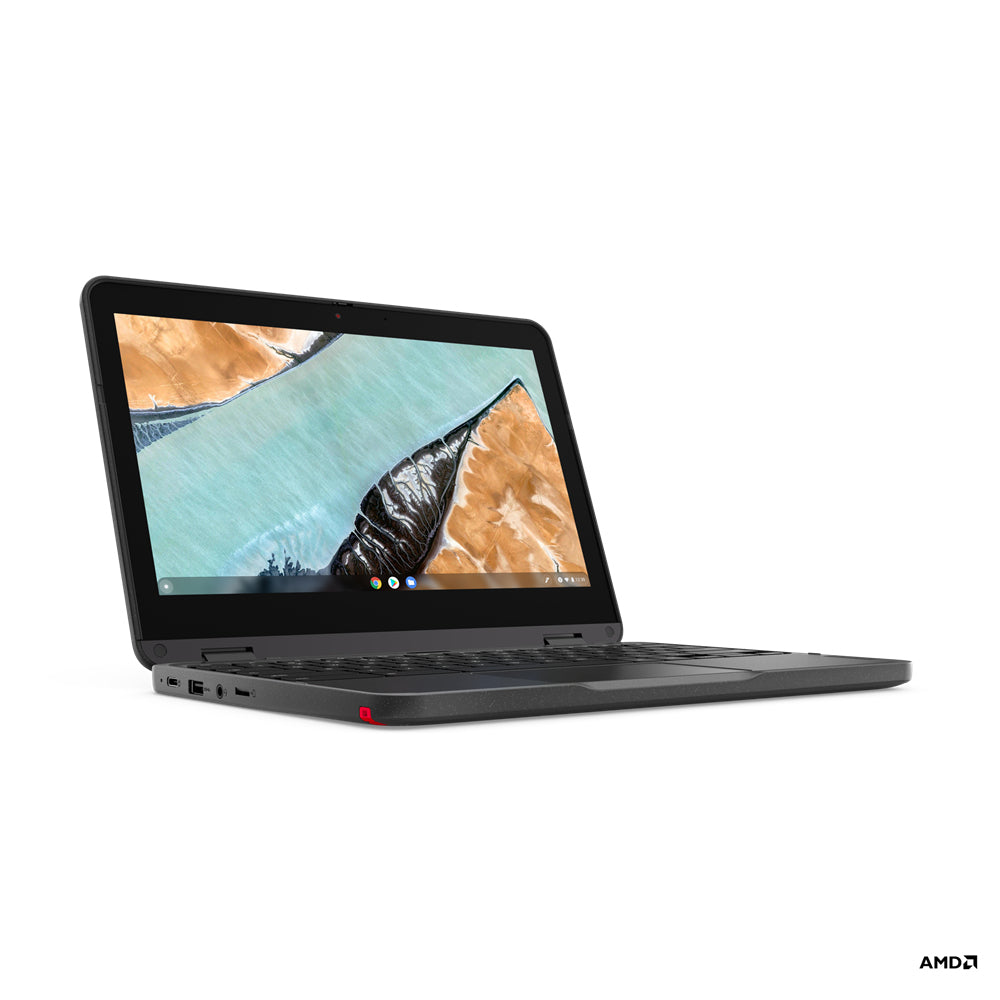 Lenovo 300e Chromebook Gen 3 (AMD) AMD 3000 3015Ce 29,5 cm (11.6") Écran tactile HD 4 Go DDR4-SDRAM 32 Go eMMC Wi-Fi 5 (802.11ac) ChromeOS Espagnole Gris 82J9000RSP