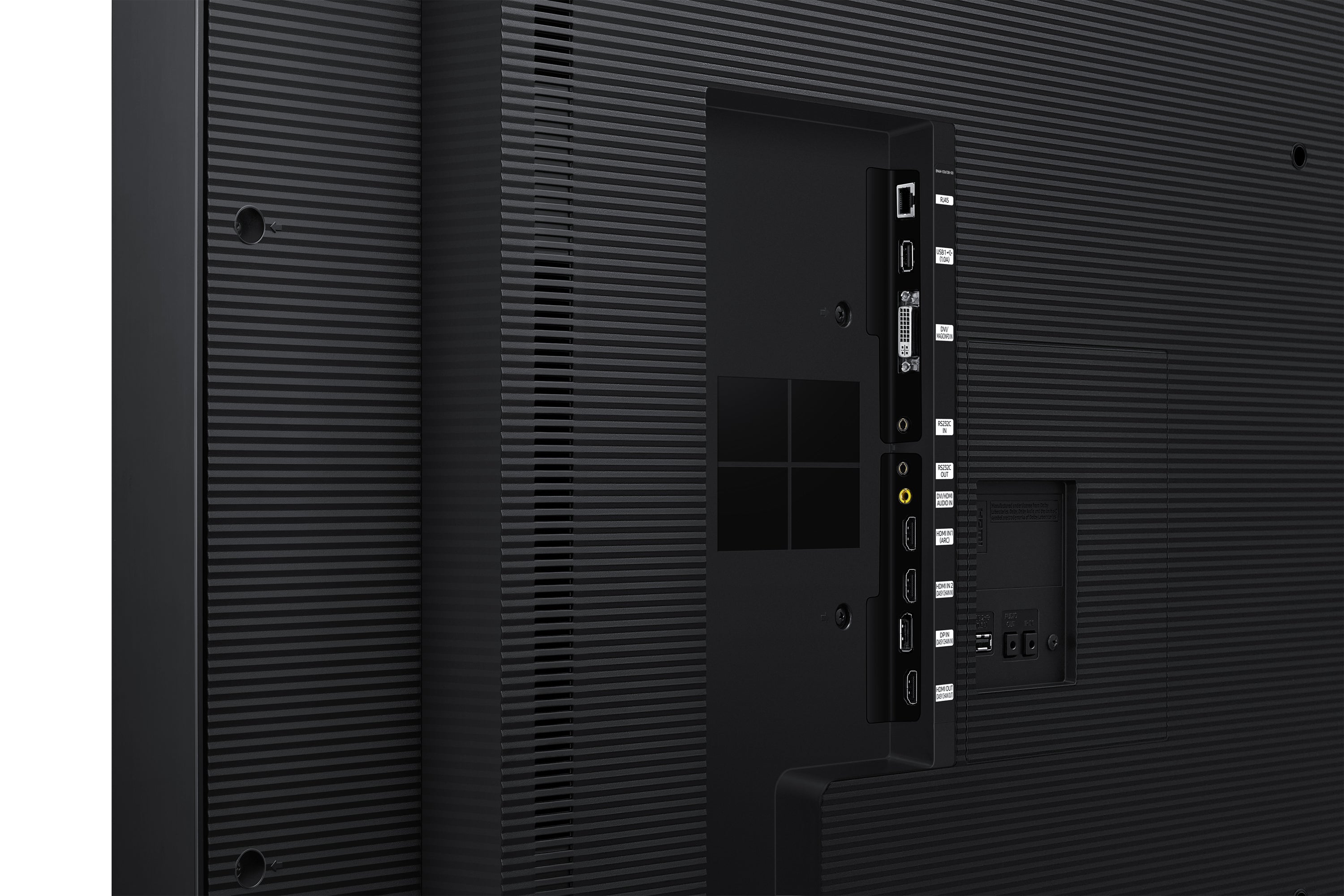 Samsung QM98T-B Écran plat de signalisation numérique 2,49 m (98") LCD Wifi 500 cd/m² 4K Ultra HD Noir Intégré dans le processeur Tizen 4.0 LH98QMTBPGCXEN