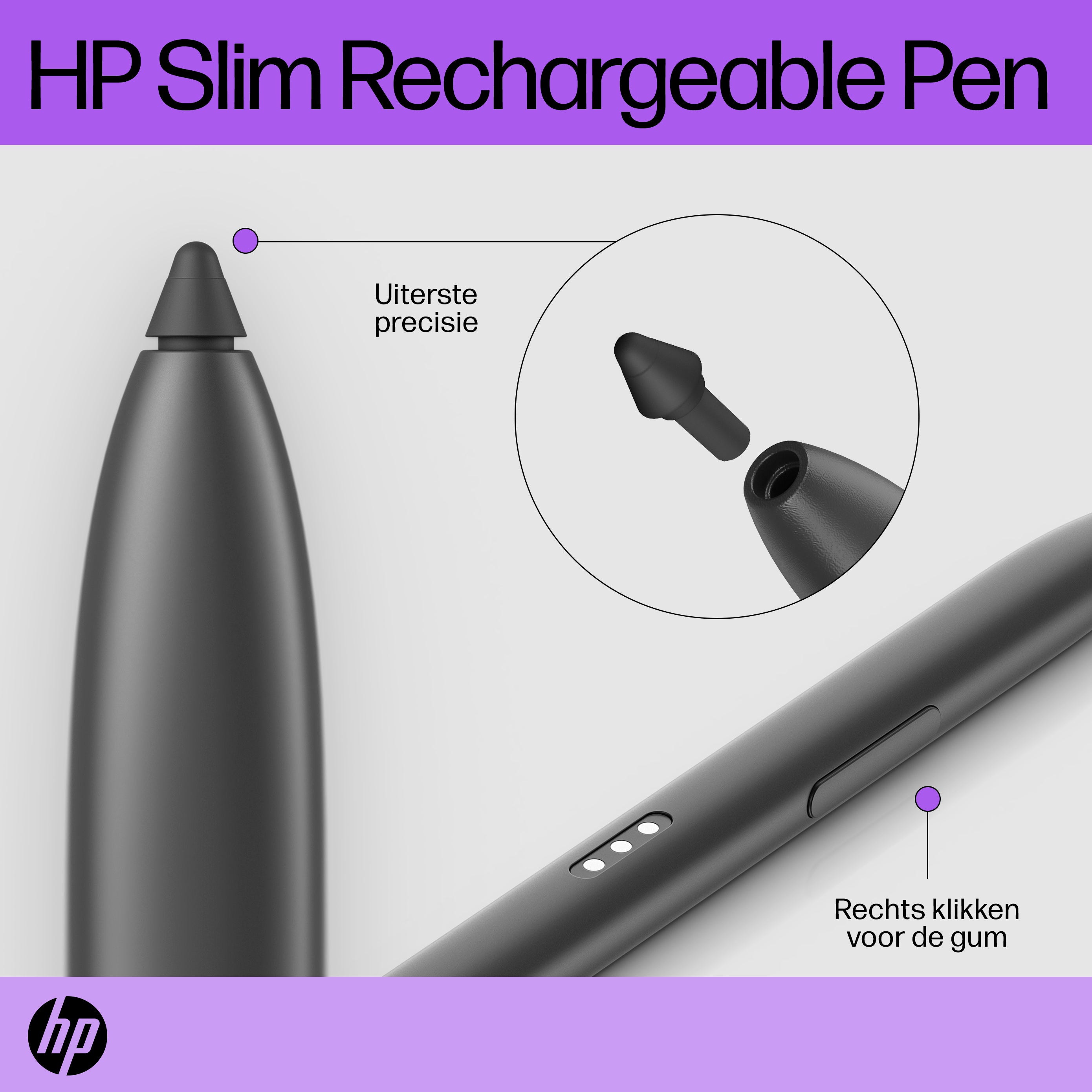 HP Stylet rechargeable ultra-plat 630W7AA#AC3