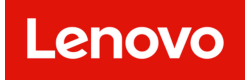 Rode logo van Lenovo