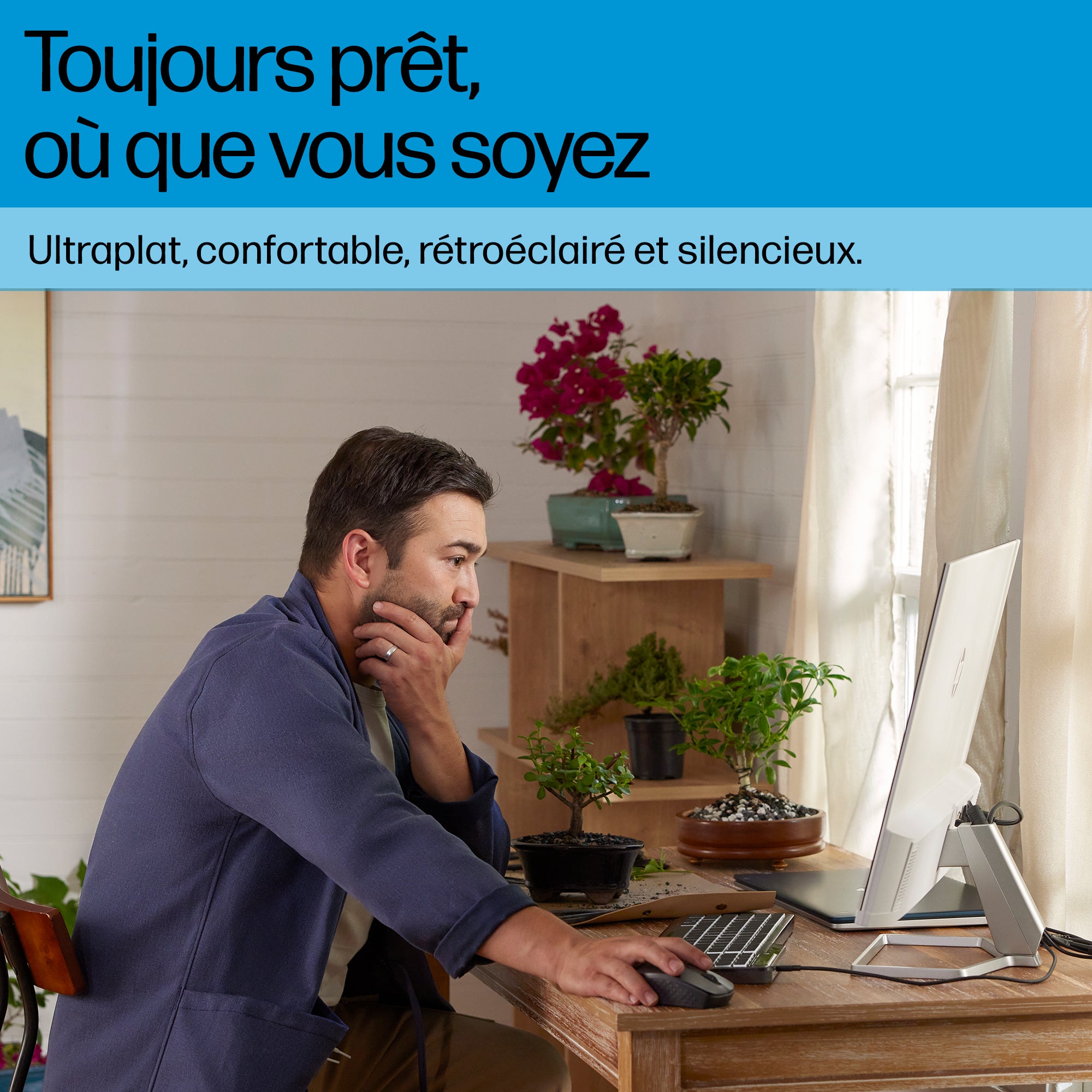 HP 405 Multi-Device Backlit Wired Keyboard 7N7C1AA#ABD