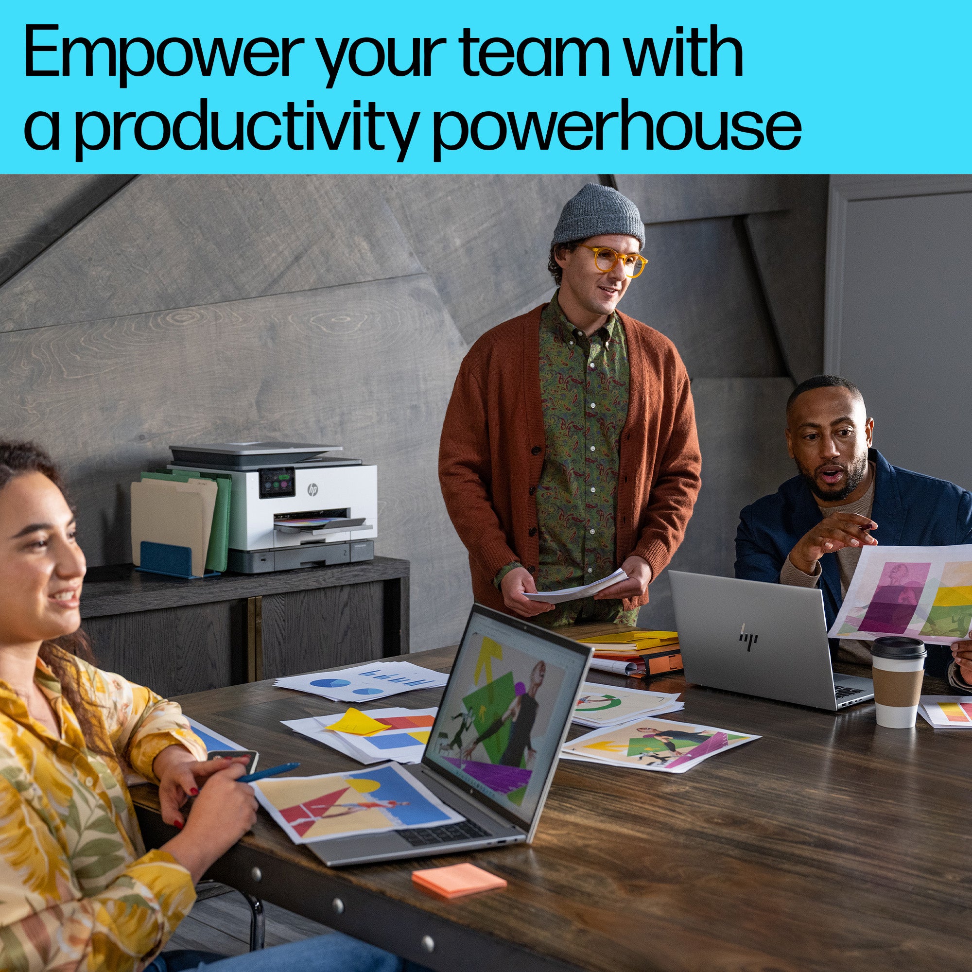 HP OfficeJet Pro 9135e Sans fil All-in-One Couleur Imprimante, Instant Ink; Impression recto-verso 404M6B#687