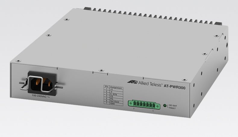 Allied Telesis AT - PWR300 - 50 power supply unit 300 W 1U Grijs 990 - 006217 - B51 - Compridis