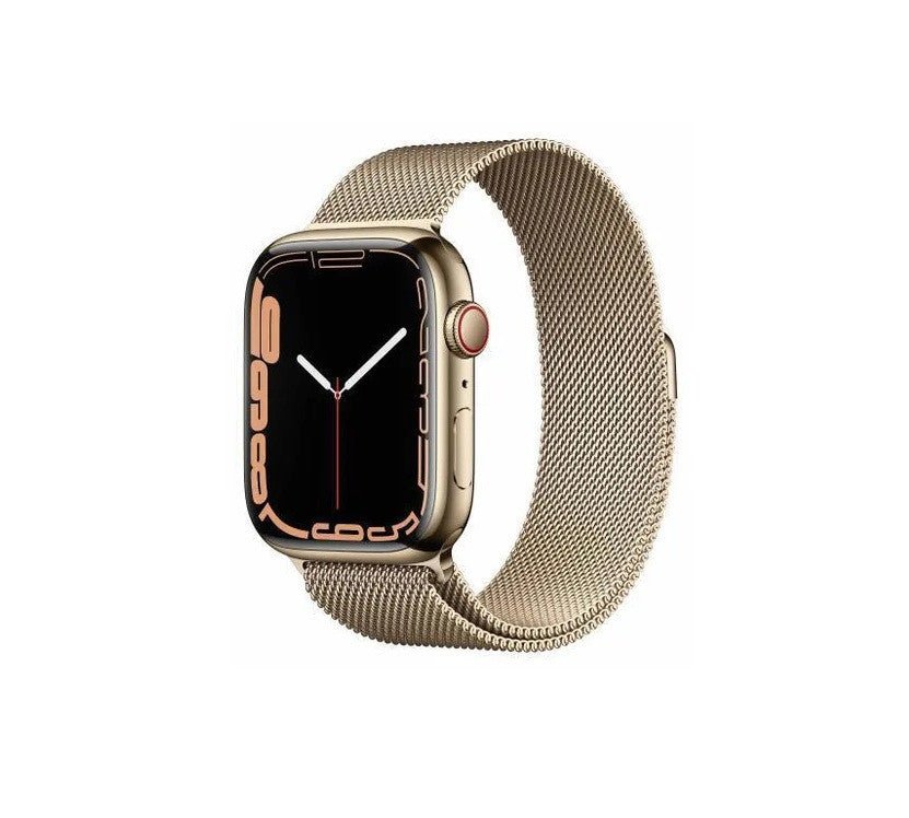 APPLE Horloge Series 7 GPS+Cell Milanese Loop 41mm (Goud) MKJ03FD/A - Compridis