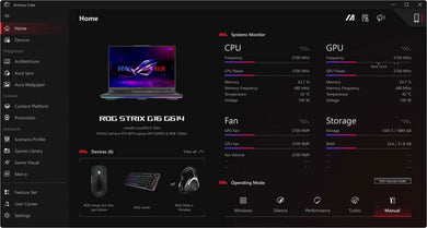 ASUS ROG Zephyrus G16 16" Ryzen AI 7 16GB/1TB/RTX 5060 AZERTY French 90NR0NE2-M001U0 - Compridis