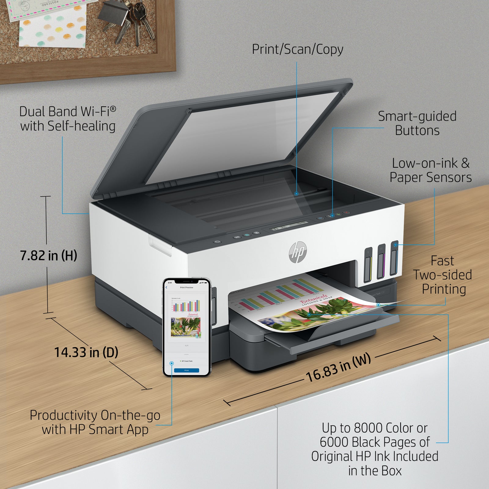 HP Smart Tank 7005 All-in-One Printer with 3 Years Ink