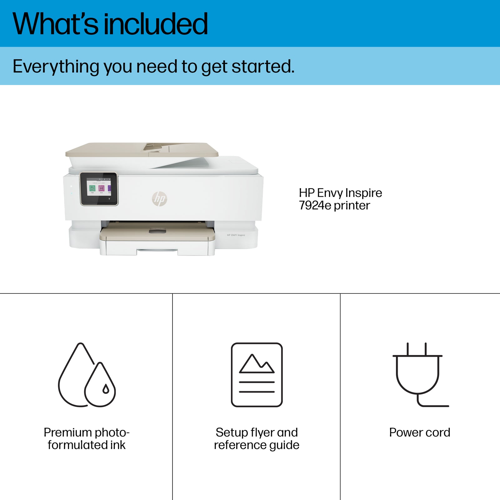 HP ENVY Inspire 7924e Imprimante tout-en-un - Couleur - 15 ppm - Portobello