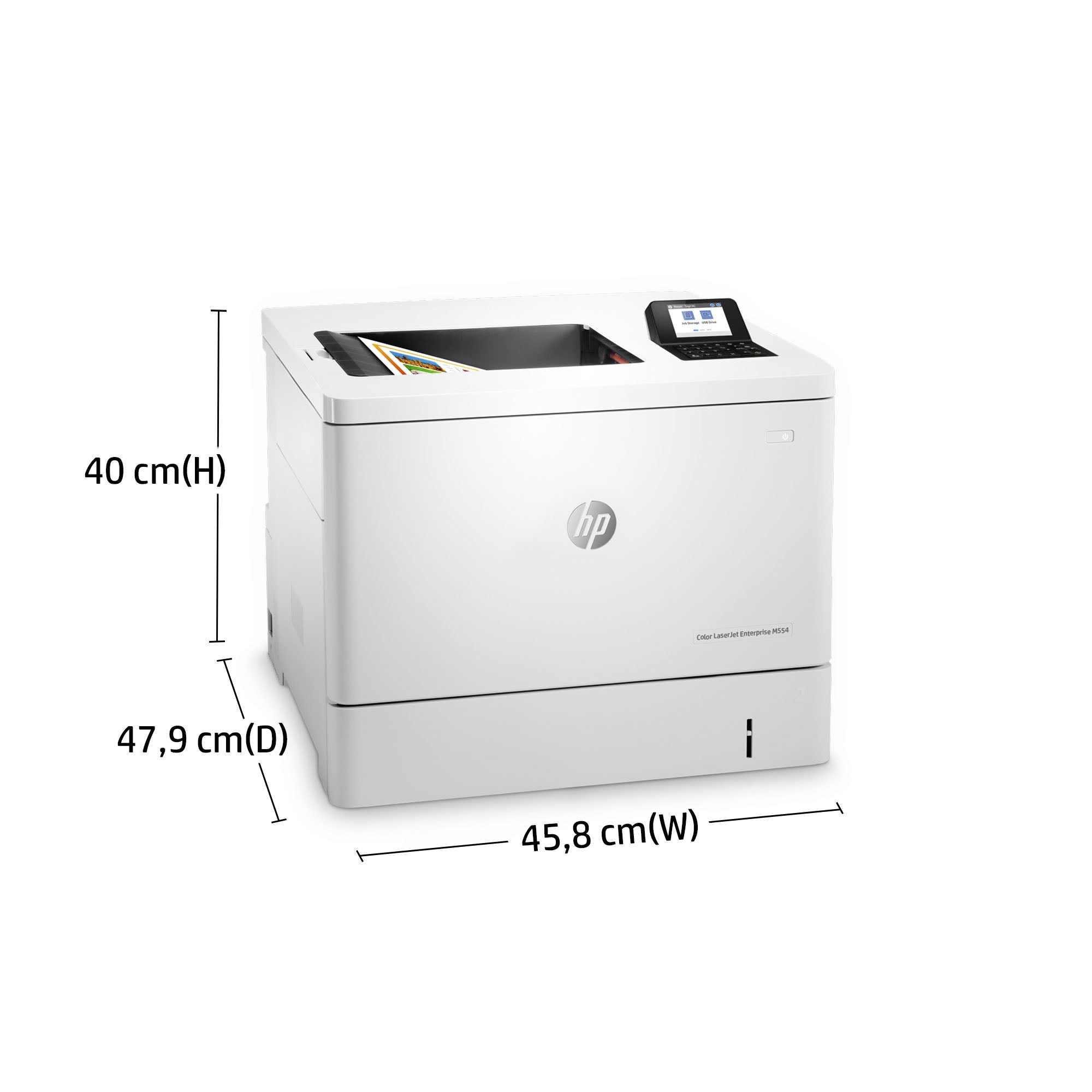 HP Color LaserJet Enterprise LaserJet Enterprise M554dn Couleur Imprimante, Ethernet uniquement; Recto verso 7ZU81A#BAZ