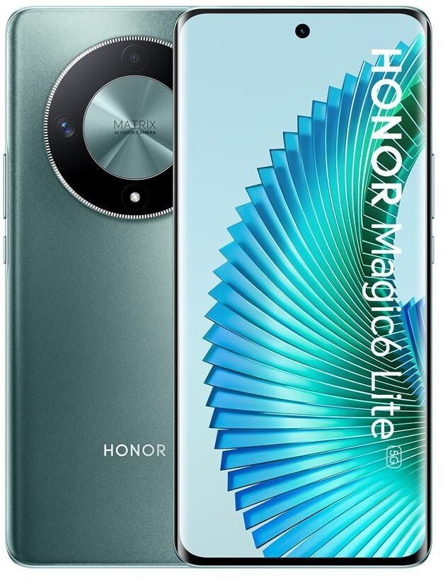 Honor Magic6 Lite 5G 17,2 cm (6.78") Dual SIM Android 13 USB Type - C 8 GB 256 GB 5300 mAh Groen 5109AWVJ - Compridis