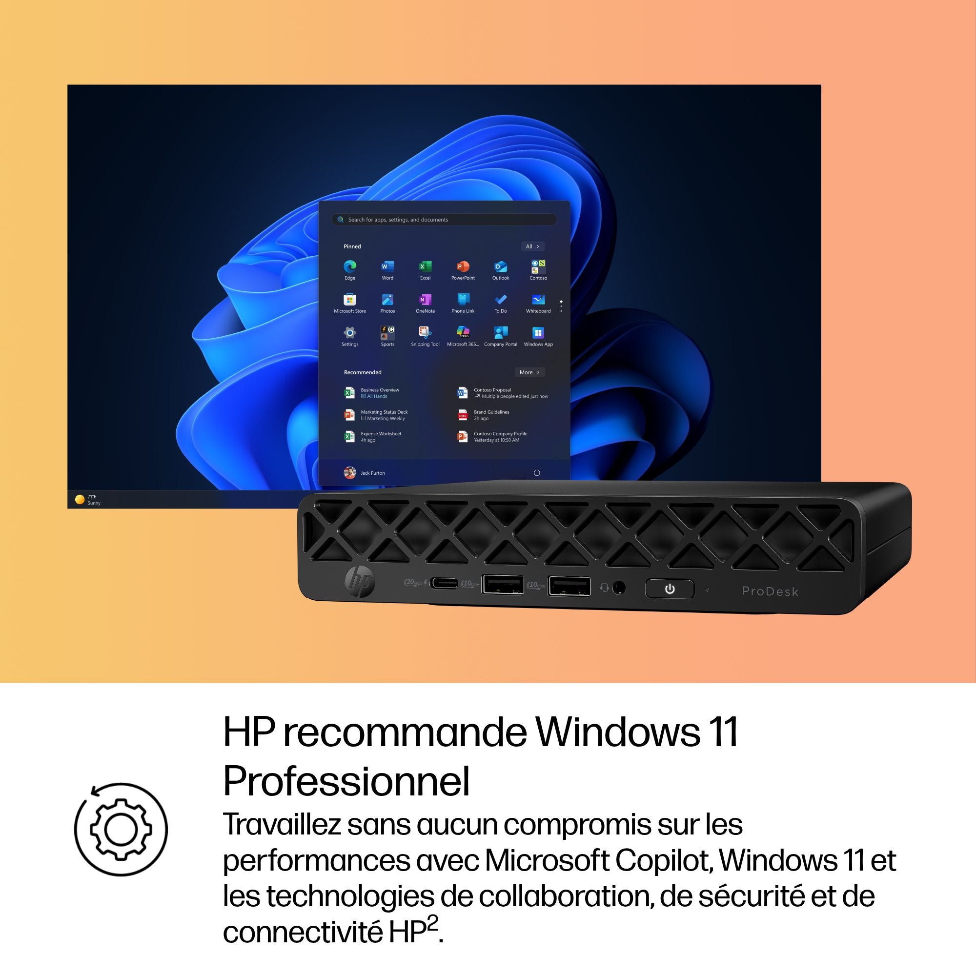 HP ProDesk 4 Mini G1i B6YW2ETABF - Compridis