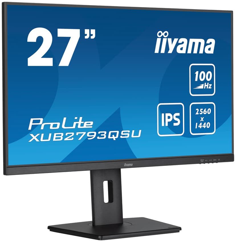 iiyama ProLite XUB2793QSU-B6 27" IPS QHD 100Hz 1ms Zwart - Compridis
