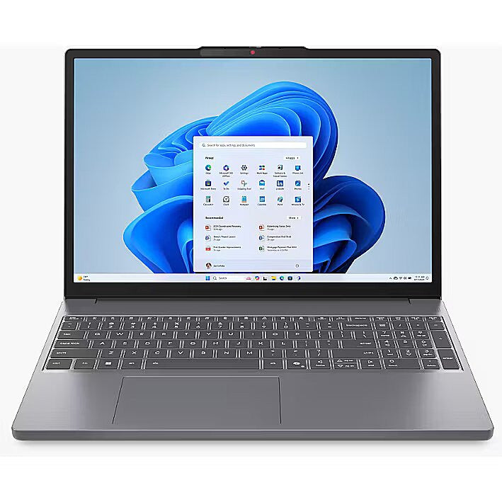Lenovo IdeaPad Slim 3 15ARP10 AMD Ryzen™ 5 Ordinateur portable 38,9 cm (15.3") WUXGA 16 Go DDR5-SDRAM 512 Go SSD Wi-Fi 7 (802.11be) Windows 11 Home Allemand Gris 83K7000SGE