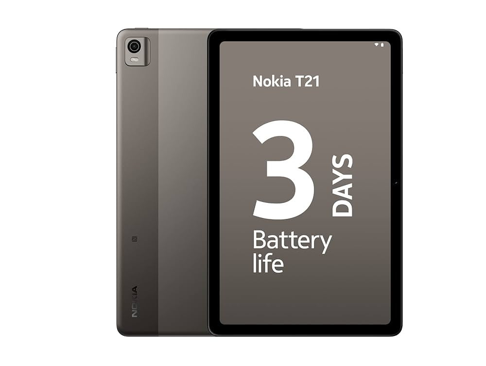 NOKIA T21 LTE 4 Go de RAM 128 Go de mise à jour Gris 719901216681
