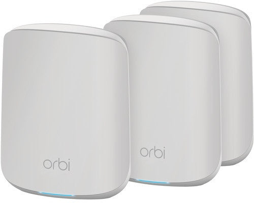 NETGEAR Orbi RBK353 AX1800 WiFi 6 Dual-band Mesh System Bi-bande (2,4 GHz / 5 GHz) Wi-Fi 6 (802.11ax) Blanc 7 Interne RBK353-100EUS