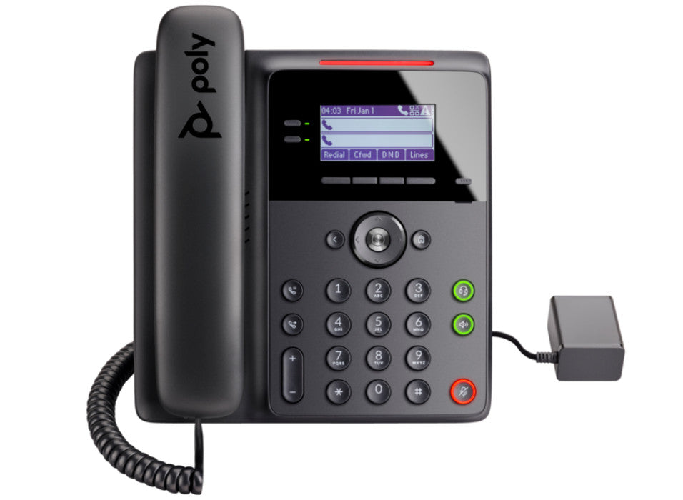 Poly Edge B30 IP Phone and PoE-enabled 2200-49825-025