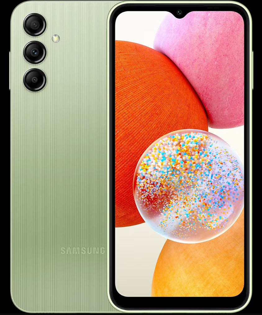 Samsung Galaxy A14 SM-A145R/DSN 16,8 cm (6.6") Double SIM Android 13 4G USB Type-C 4 Go 64 Go 5000 mAh Vert clair SM-A145RLGUEUB