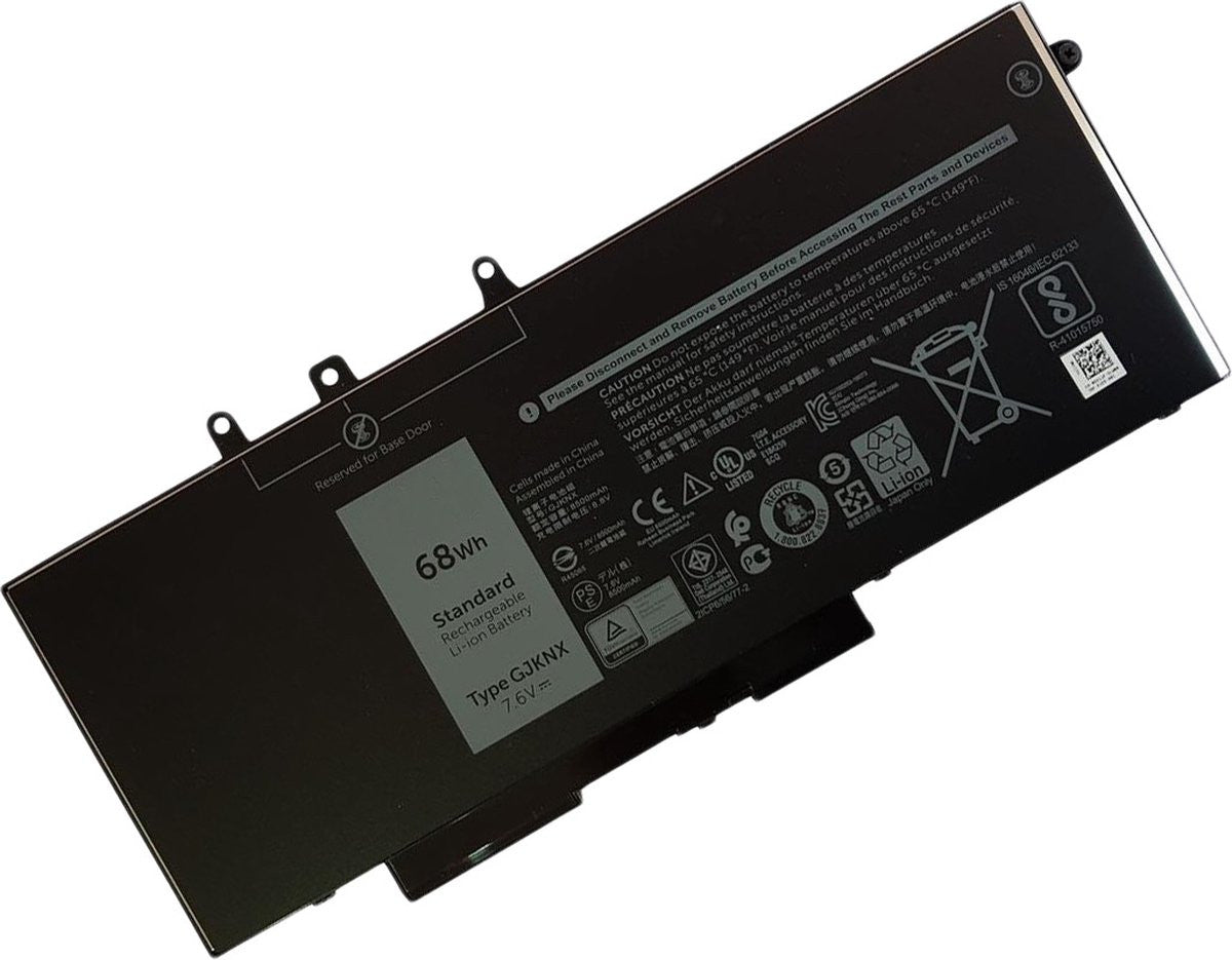 DLH Batterie Li-ion 7.6V 8800mAh 68Wh - 0GJKNX / 3VC9Y / 451-BBZG / 5YHR4 / DV9NT / DY9NT / FPT1C / GD1JP / GJKNX / KCM82 DWXL3797-B067Y2