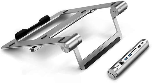 Epico Hub USB-C Multiport 8IN1 USB Type-C 5000 Mbit/s Argent 9915111900082