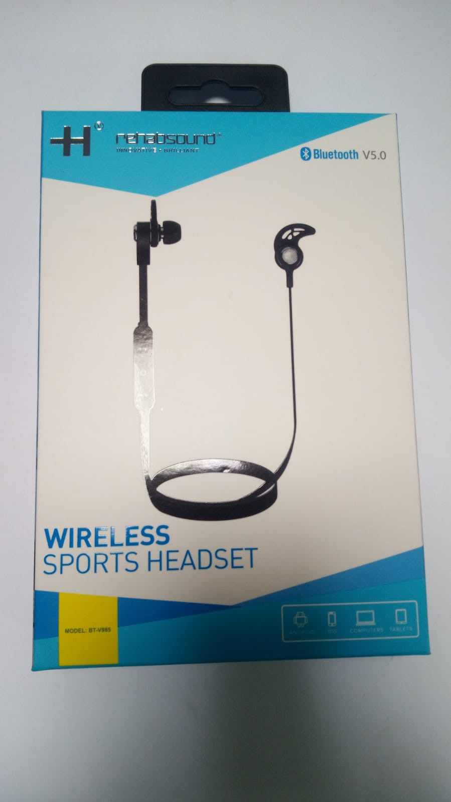 Ibroz Headphones Sporty Bluetooth V985 HB-EARV985-BK