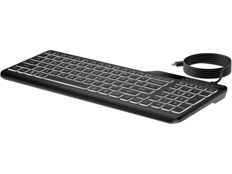 HP Clavier filaire rétroéclairé 400 7N7C0AA#AC0