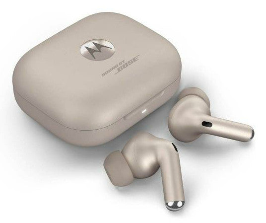Motorola Moto Buds+ Headphones Wireless In-ear Calls/Music/Sport/Everyday Bluetooth Sand PG38C05742