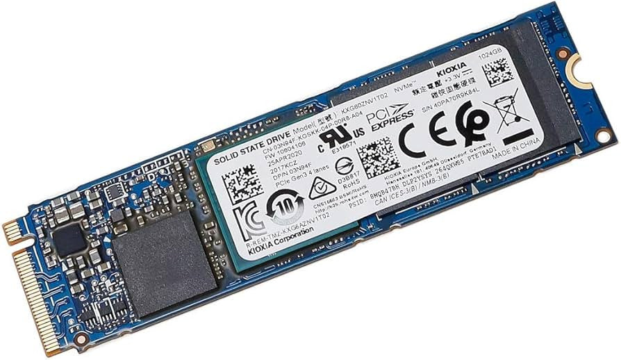 KIOXIA Disque SSD 1 To XG6 M.2 2280 KXG60ZNVT02