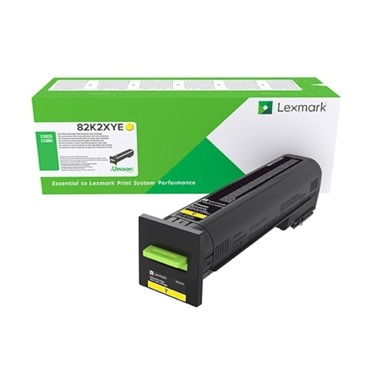 Lexmark 82K2XYE Cartouche de toner 1 pièce(s) Original Jaune 82K2XYE