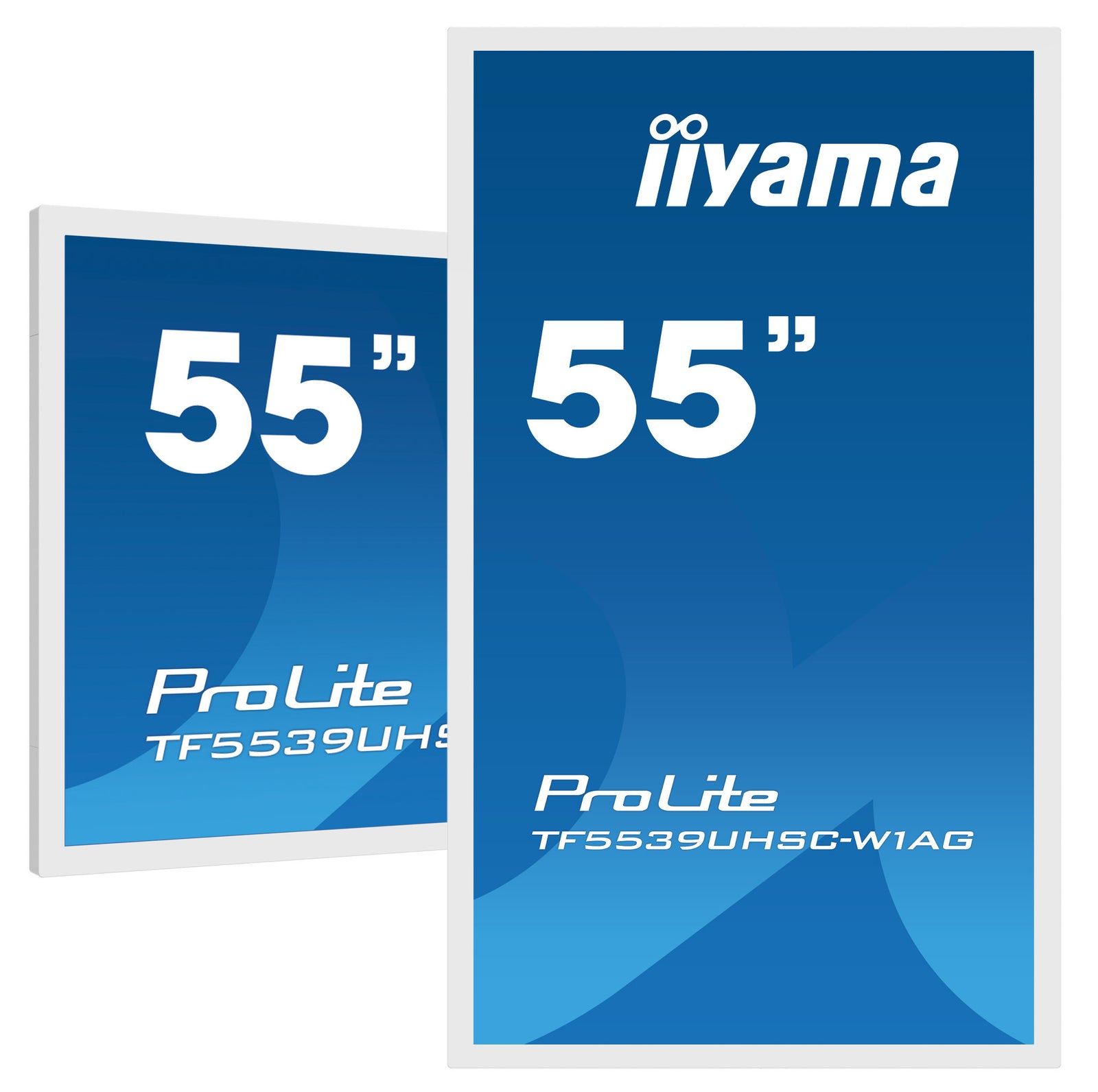 IIYAMA 55" pcap white Anti-glare Bezel Free 15 TF5539UHSC-W1AG