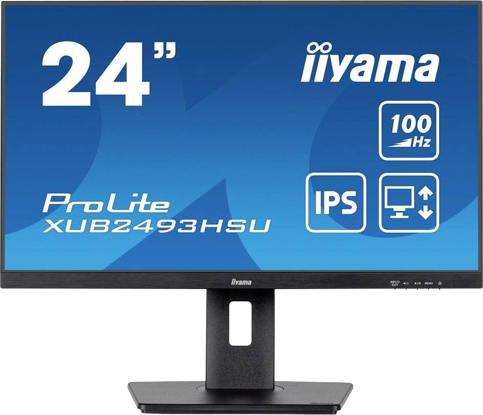 iiyama XUB2493HSU-B7 écran plat de PC 60,5 cm (23.8") 1920 x 1080 pixels Full HD LED Noir XUB2493HSU-B7