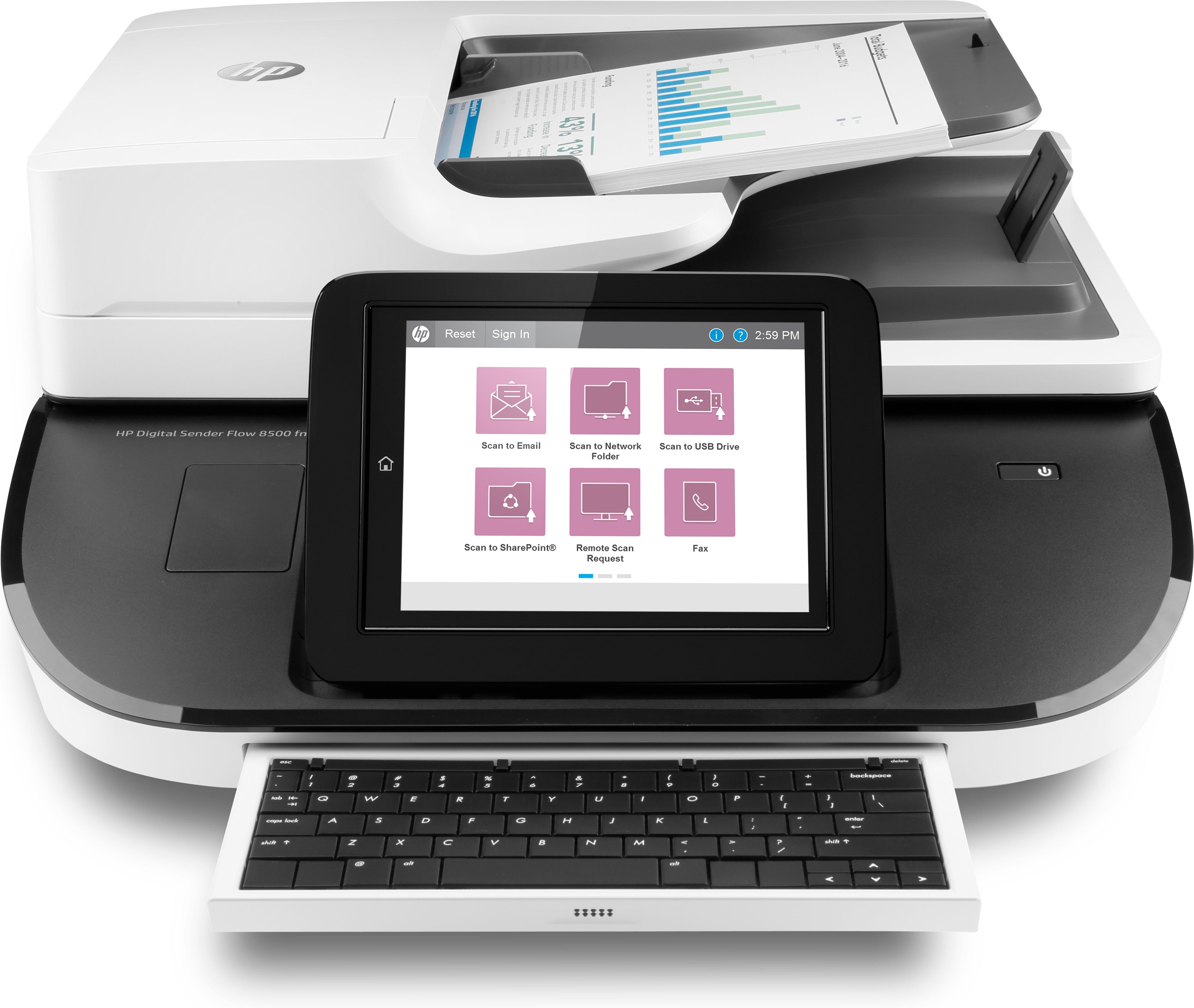 HP Émetteur numérique FLOW8500FN2 :EU Mltlang L2762A#B19