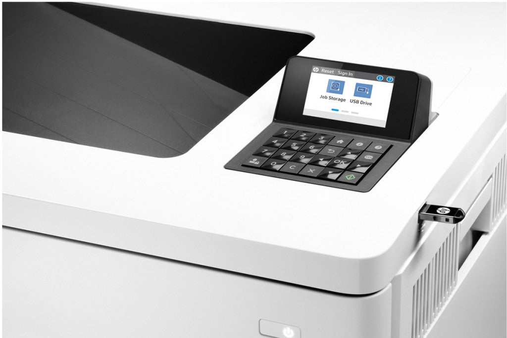 HP Color LaserJet Enterprise Imprimante M554dn, Color, Imprimante pour Imprimer, Impression USB en façade; Impression recto-verso 7ZU81A#B19