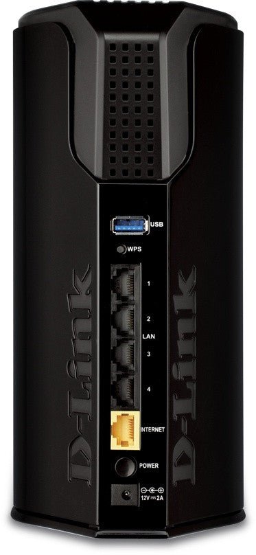 D - Link DIR - 868L draadloze router Gigabit Ethernet Zwart DIR - 868L - Compridis