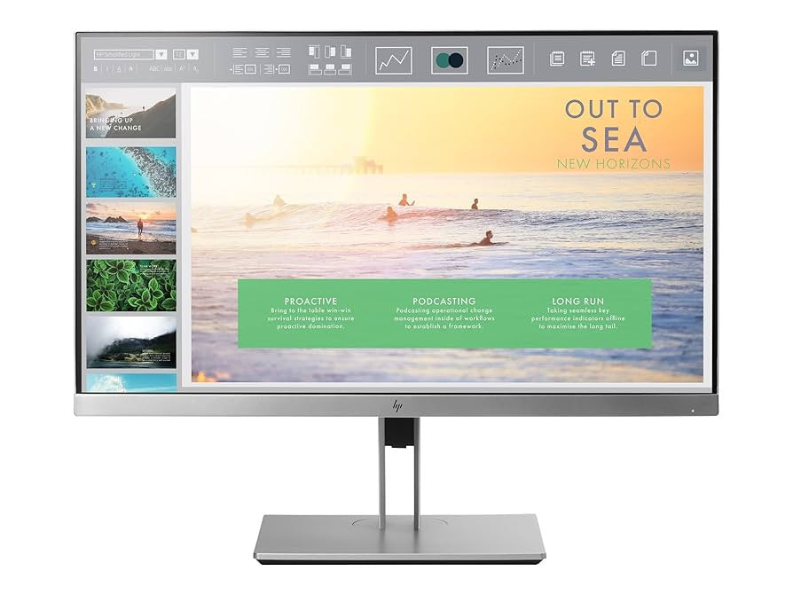 HP Monitor EliteDisplay E233 Silver HP renew 1FH46AA