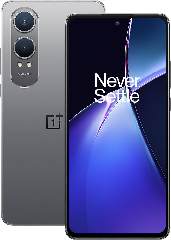 OnePlus Nord CE4 Lite 5G 16,9 cm (6.67") Double SIM hybride Android 14 USB Type-C 8 Go 256 Go 5110 mAh Argent 5011110199
