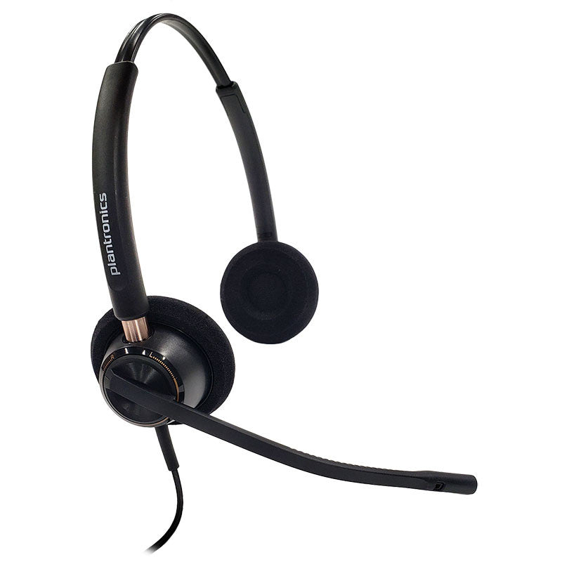 Poly EncorePro HW525 Casque Avec fil Arceau Bureau/Centre d'appels Noir 203444-01