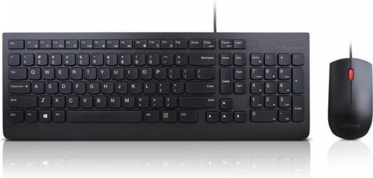 Lenovo 4X30L79886 clavier Souris incluse Universel USB AZERTY Français Noir 4X30L79886