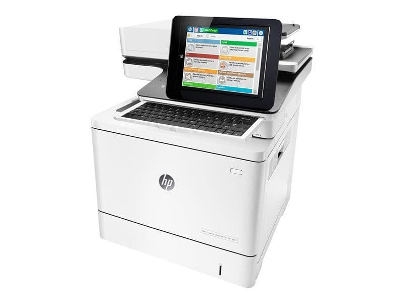 HP Color LaserJet Enterprise Flow Imprimante multifonction M577c, Couleur, Imprimante pour Entreprises, Impression, copie, scan, fax, ADF de 100 pages; Impression USB en façade; Numérisation vers e-mail/PDF; Impression recto-verso B5L54A#B19