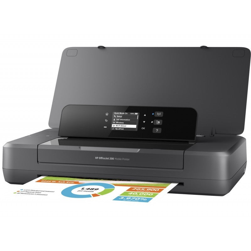 HP Officejet 200 Mobile Sans fil Couleur Imprimante CZ993A#BHC