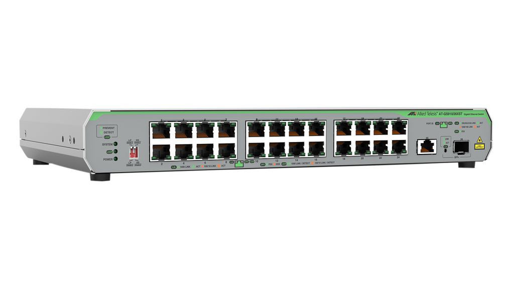 Allied Telesis AT-GS910/26XST-50 commutateur réseau Non-géré 10G Ethernet (100/1000/10000) Gris AT-GS910/26XST-50
